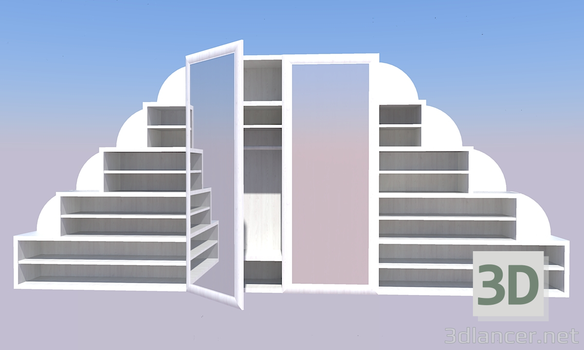 3D Modell Kabinett - Vorschau