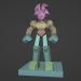 3d model Pack Ajedrez Megaman Legends - vista previa