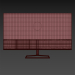 Monitor Hp M27f 3D modelo Compro - render