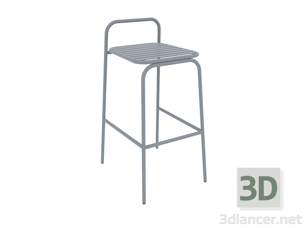 3D modeli Dvornyaga bar taburesi (Güvercin) - önizleme