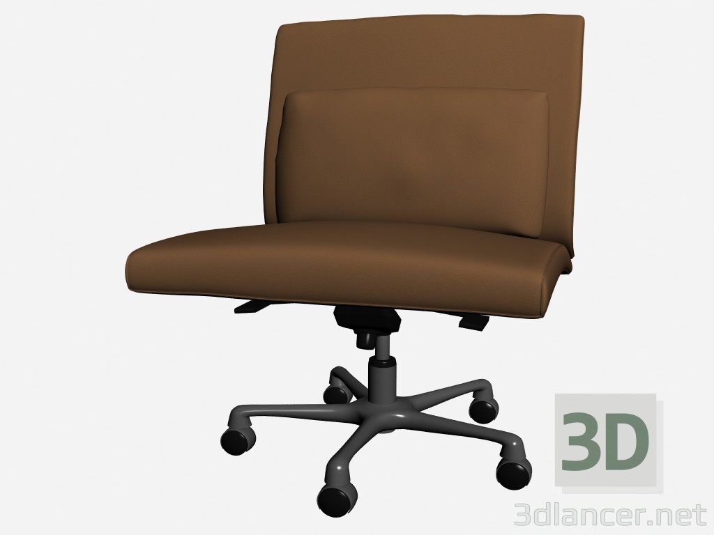 3d model Silla de oficina sin brazos Parque poltrona - vista previa