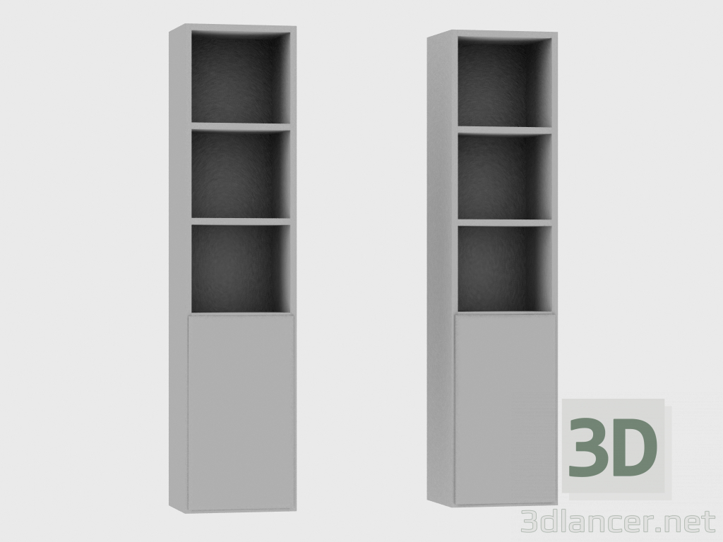 3D Modell Elemente des Baukastens IANUS MIDDLE WITH BACK (M193) - Vorschau