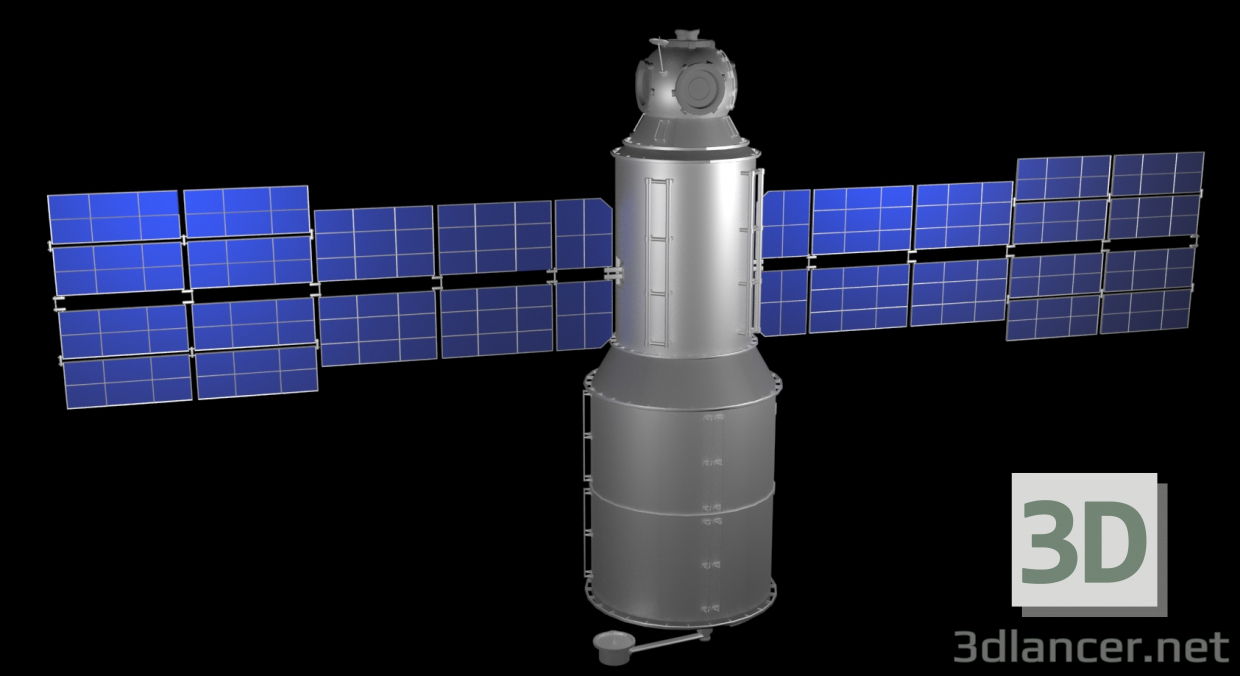 modello 3D di Modulo di servizio "Stella" comprare - rendering