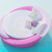 modèle 3D Lit - preview