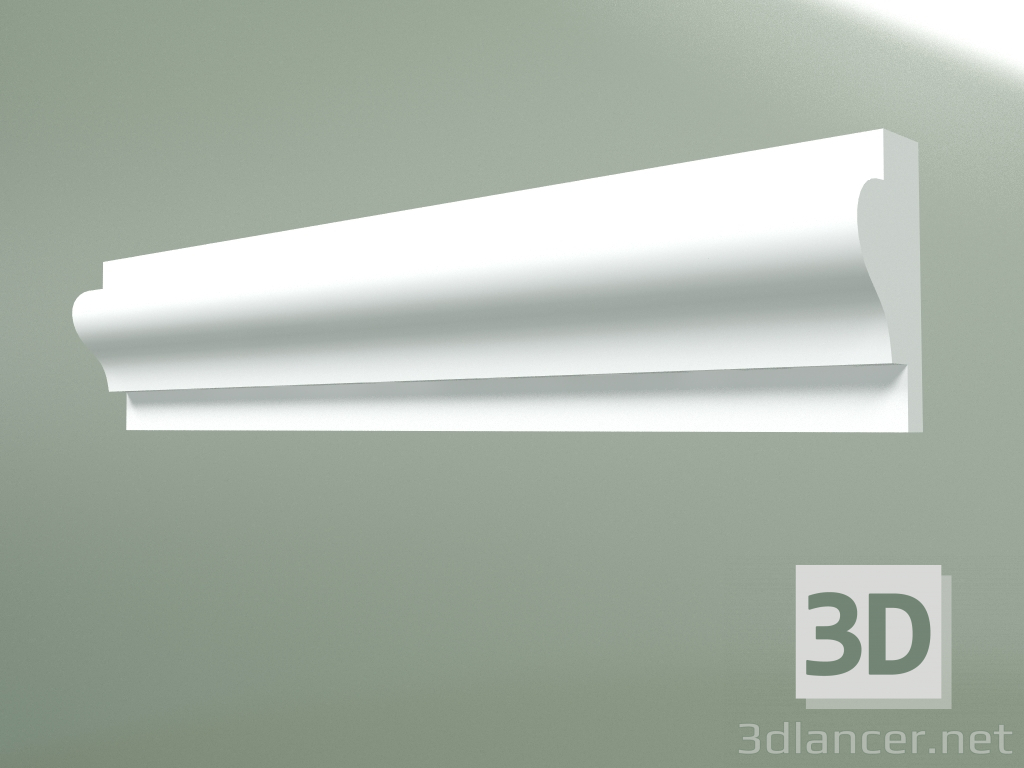 3d model Plaster molding MT177 - preview