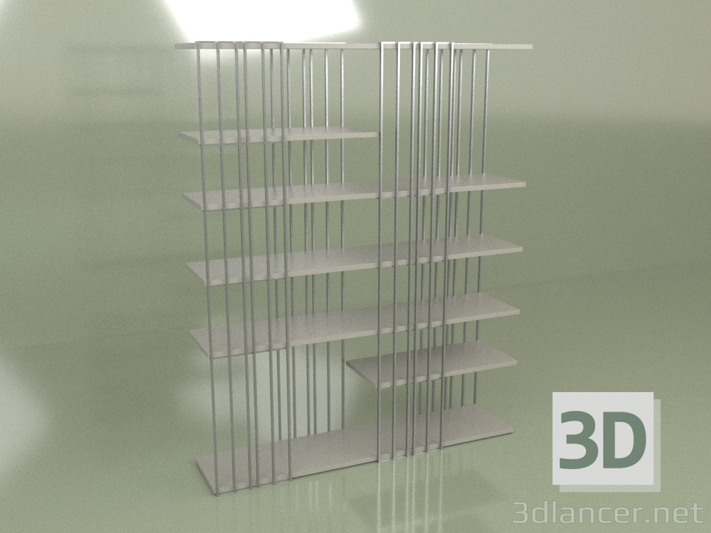 Modelo 3d Rack GL 117 (cinza) - preview