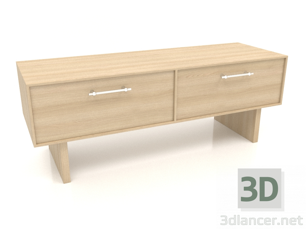 3D Modell Schrank ТМ 061 (1200x400x450, Holz weiß) - Vorschau