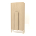 modèle 3D Armoire à longues poignées (sans arrondi) L 01 (800x300x1800, bois blanc) - preview