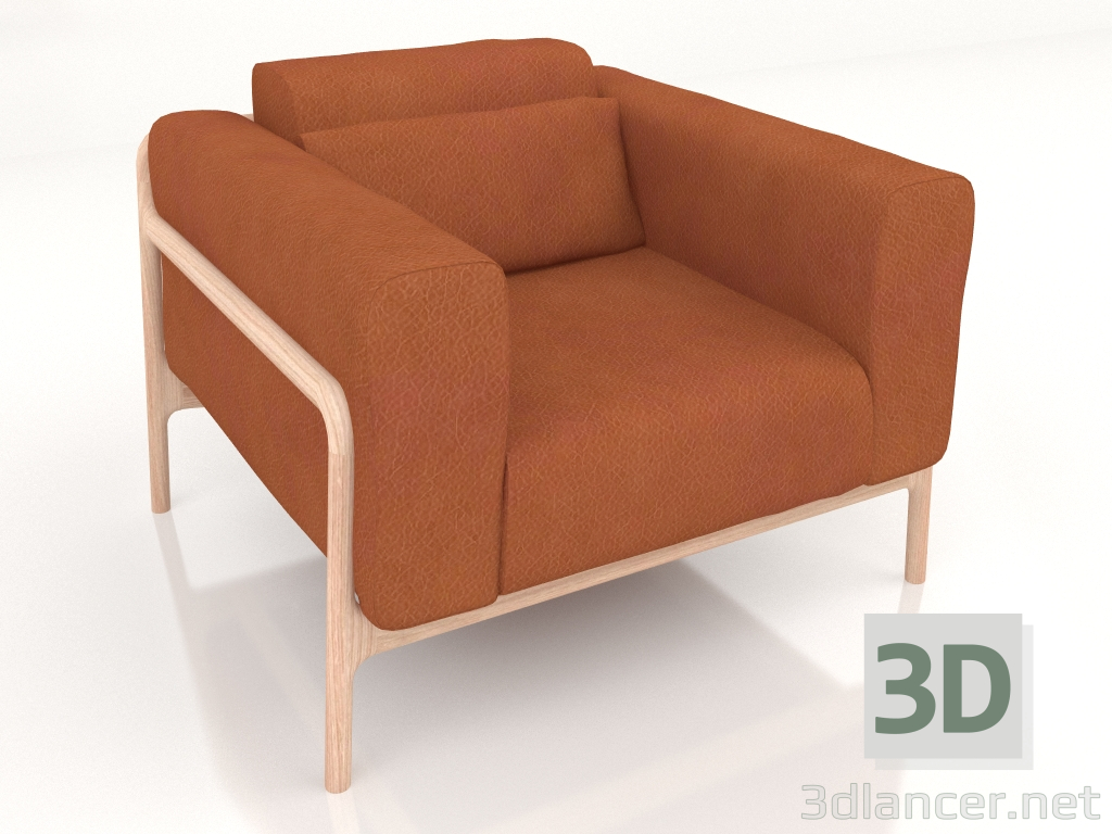 Modelo 3d Poltrona Fawn - preview