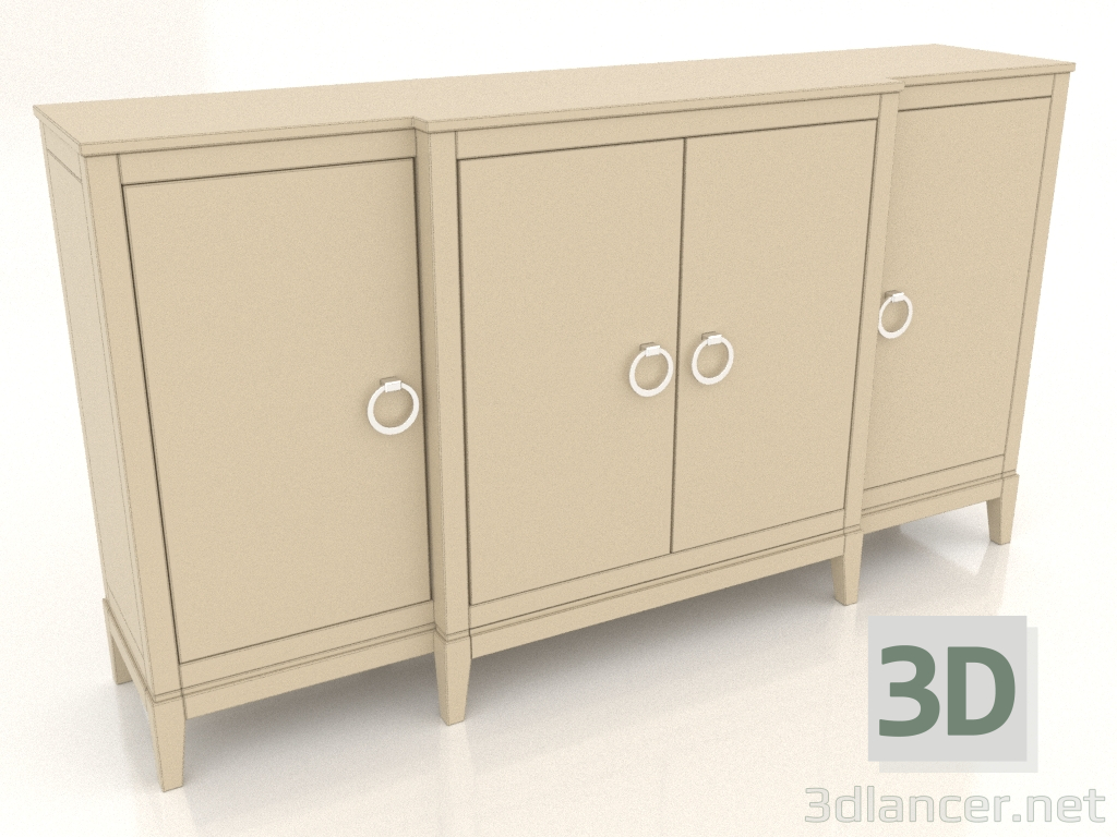 3d model Chest of drawers (RAL 1015, option 2) - preview