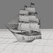 3d Sailboat "The Secret" model buy - render