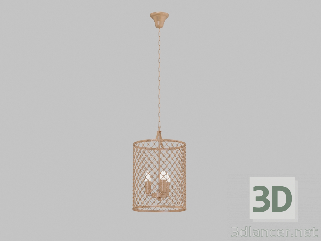 modello 3D Lampadario Casablanca (1026-3P) - anteprima