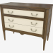 3d model Chest of drawers in classic style JM002 DL - preview