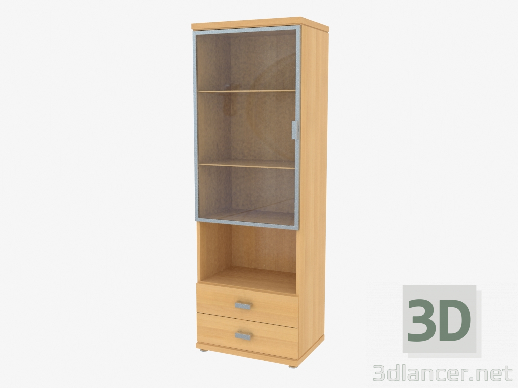 3d model The side element of the furniture wall (490-47) - preview