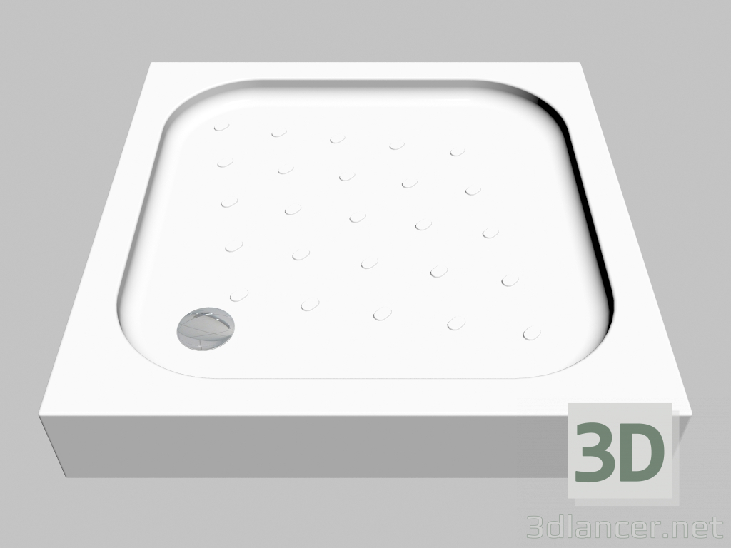 3d модель Піддон квадратний 90 cm Corner (KTC 041B) – превью