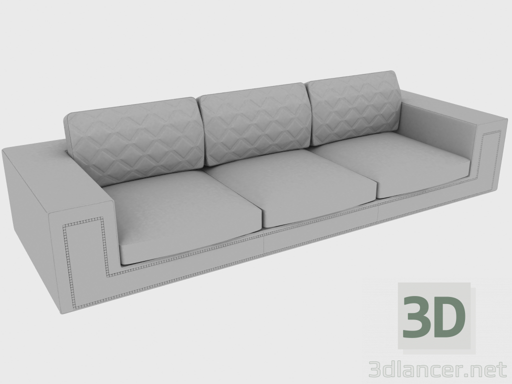 3D Modell Sofa HELMUT SOFA (320x113xH80) - Vorschau