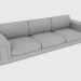 modèle 3D Canapé HELMUT SOFA (320x113xH80) - preview