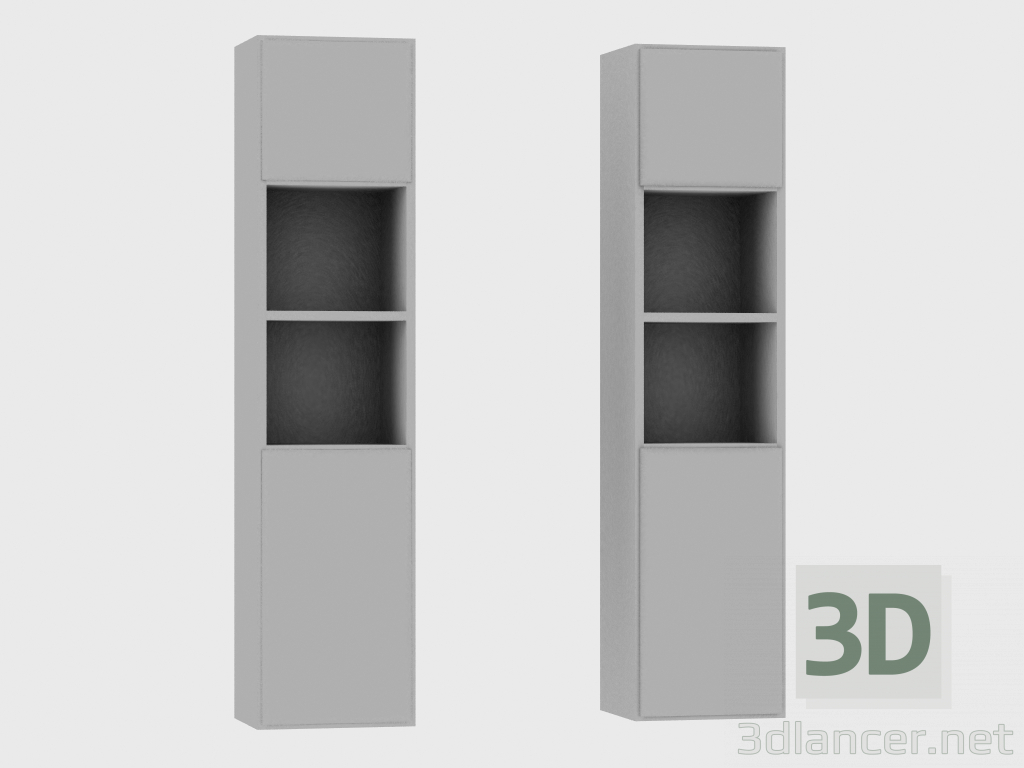 Modelo 3d Elementos do sistema modular IANUS MIDDLE WITH BACK (N193) - preview