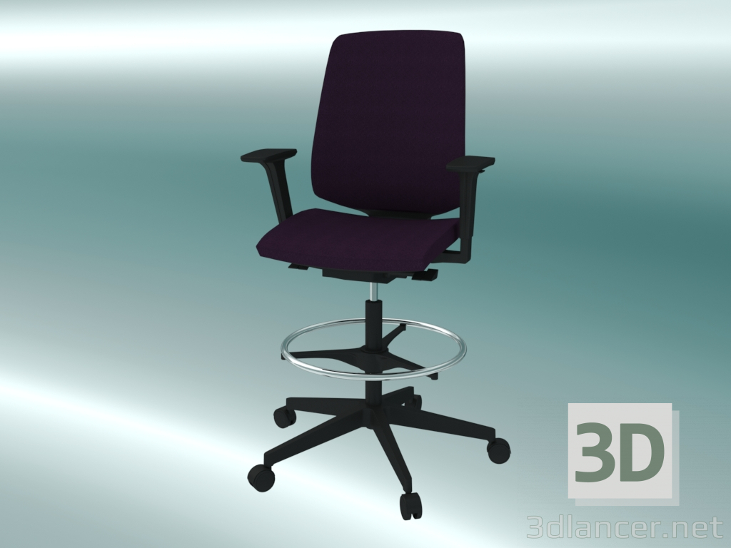 3D modeli Bar taburesi (330ST P61) - önizleme