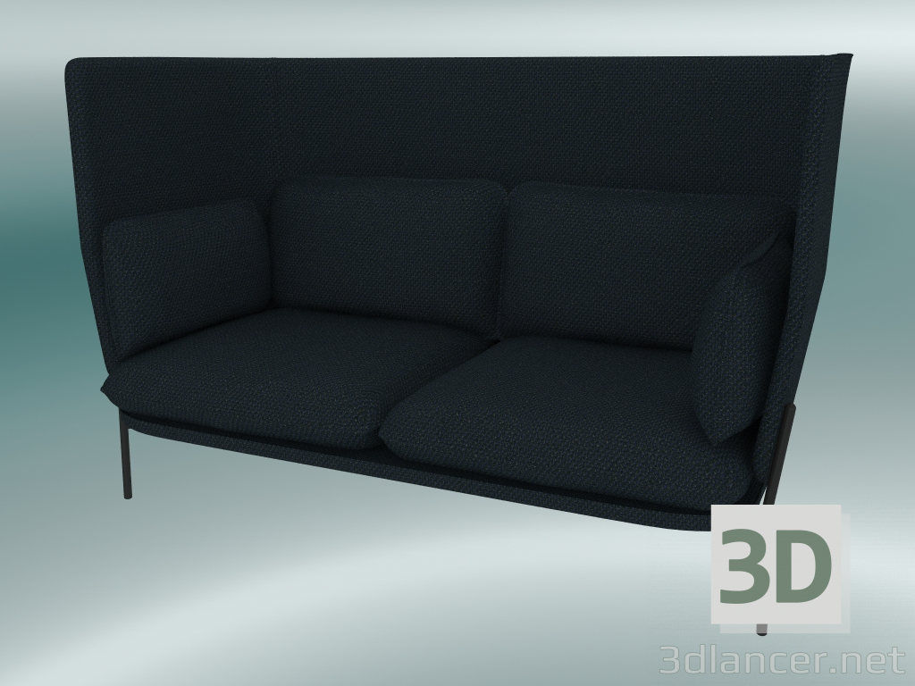 3d модель Диван Cloud (LN6, 90x180 H 115cm, Warm black legs, Sunniva 2 192) – превью