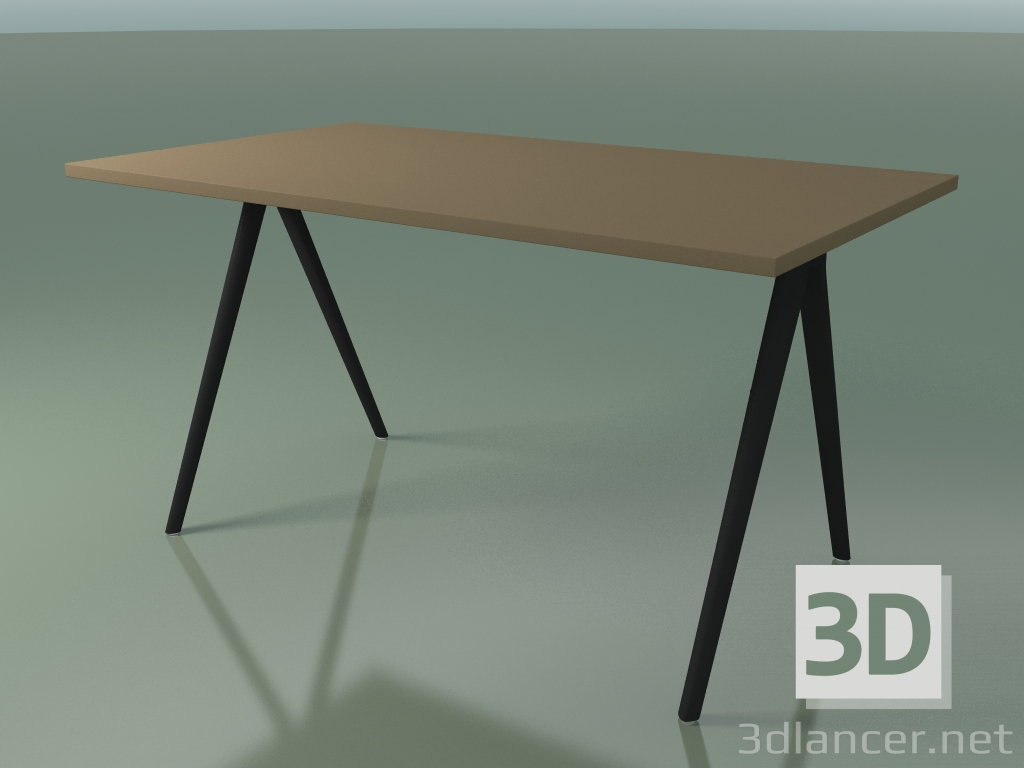 Modelo 3d Mesa retangular 5408 (H 74 - 79x139 cm, laminado Fenix F05, V44) - preview