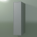 3d model Wall cabinet with 1 door (8BUBEDD01, 8BUBEDS01, Silver Gray C35, L 36, P 36, H 144 cm) - preview