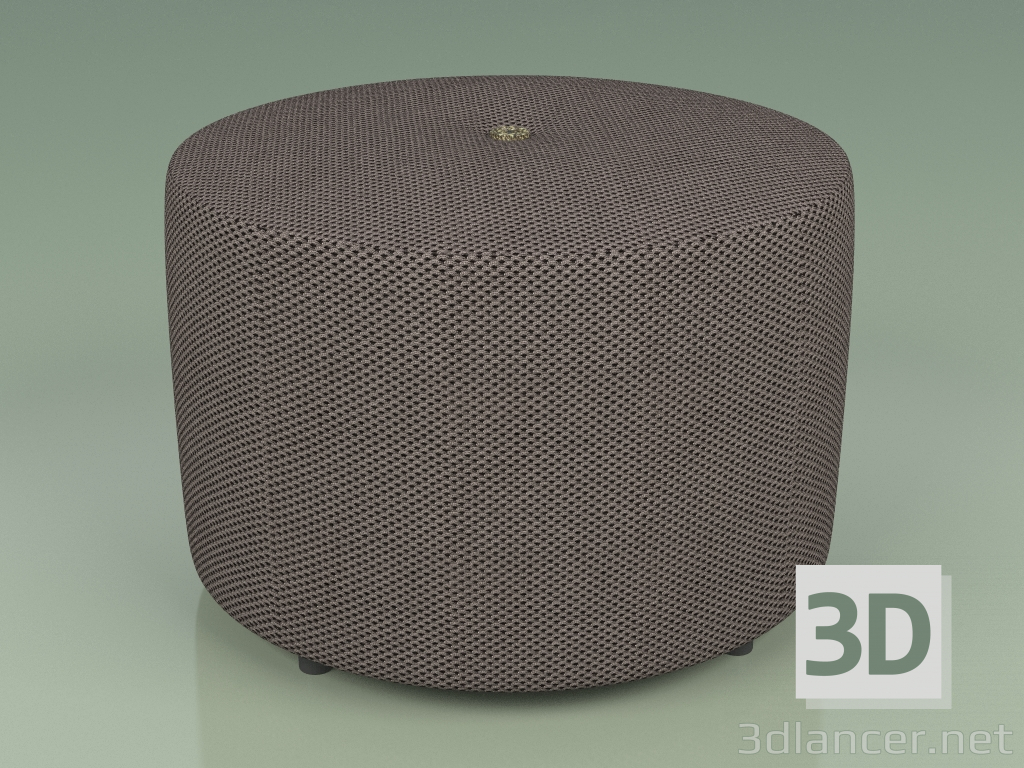 3D Modell Pouf 031 (3D Netz Grau) - Vorschau