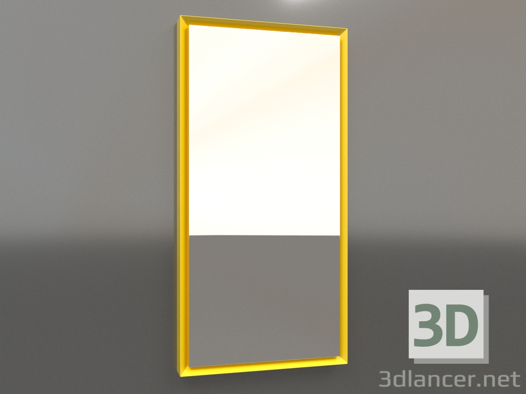 modello 3D Specchio ZL 21 (400x800, giallo luminoso) - anteprima