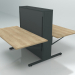 3D Modell Arbeitstisch Flow FLW16 (1600x1900) - Vorschau