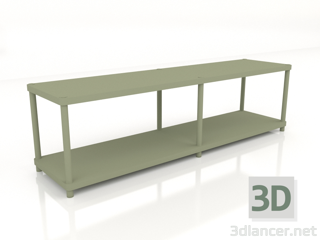 3d model Librería sobre pilotes SIR21 (1600x400x470) - vista previa