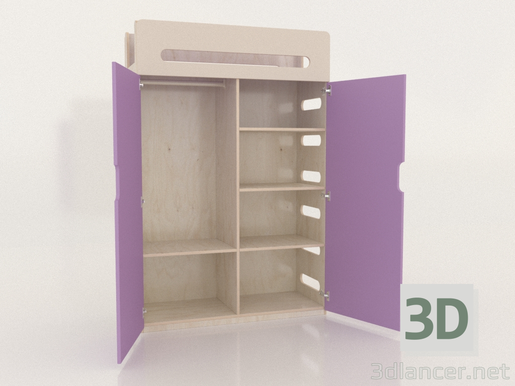 3d model Wardrobe open MOVE WA (WLMWA2) - preview