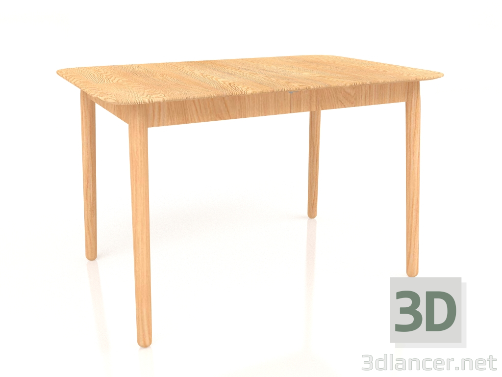 3d model Dining table Glimps 120-162x80 (Natural) - preview