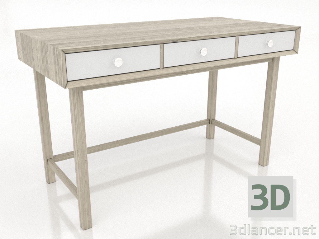 3d model Writing desk 2 1200 X 600 mm (lightened oak) - preview 3d model Writing desk 2 1200 X 600 mm (lightened oak) - preview