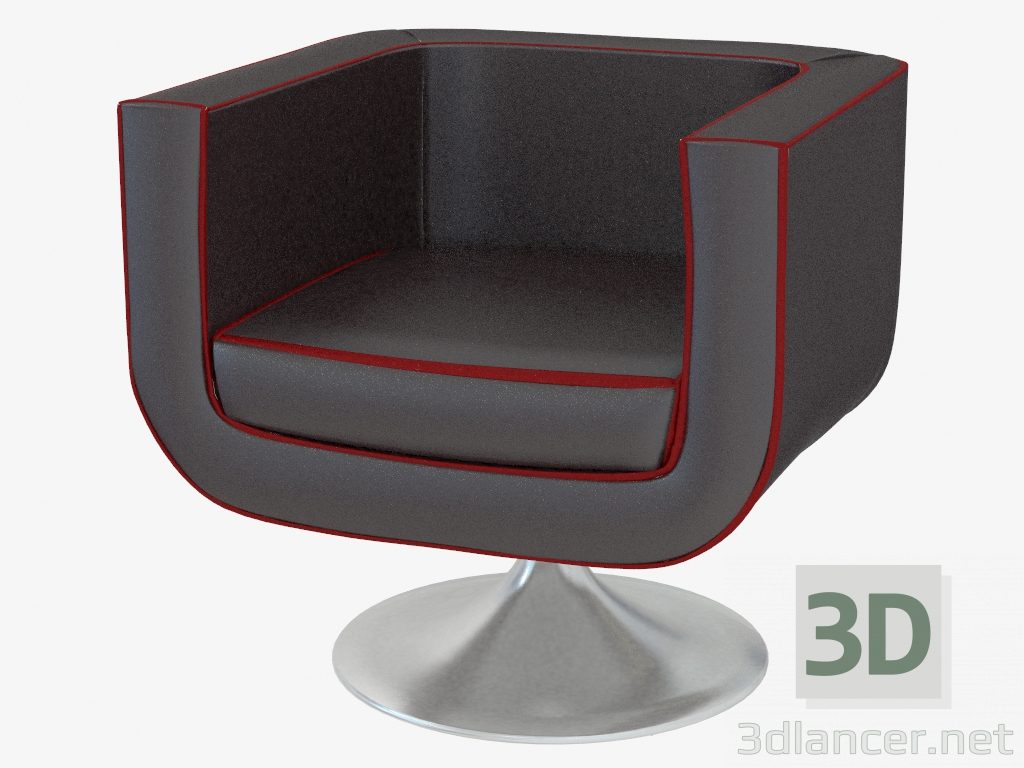 3d model Armchair A136 - preview