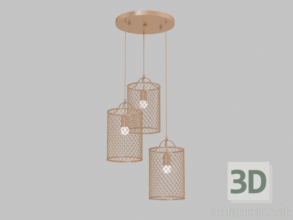 3d model Chandelier Casablanca (1026-3P1) - preview