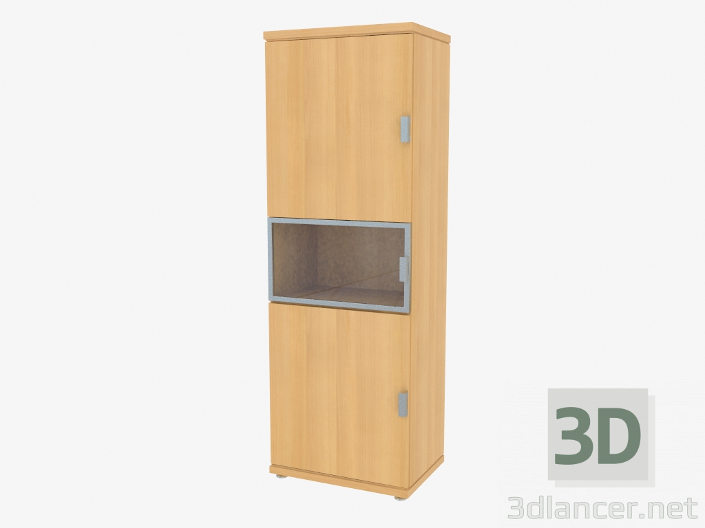 3d model El elemento lateral de la pared del mueble (490-49) - vista previa