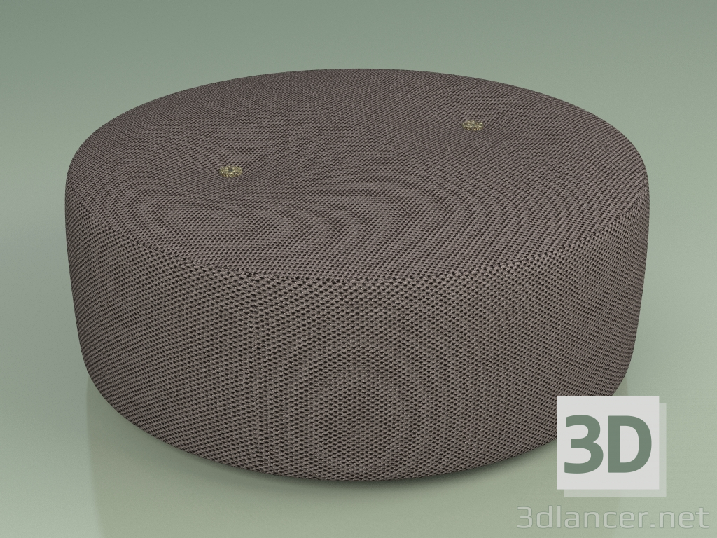 3D Modell Pouf 032 (3D Netz Grau) - Vorschau