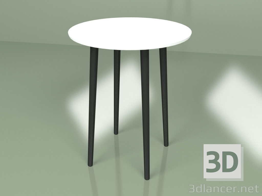 Modelo 3d Mesa Sputnik mini (branco) - preview