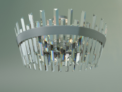 Lustre de plafond Steccato 10111-8 (cristal Strotskis satiné-nickel-clair)