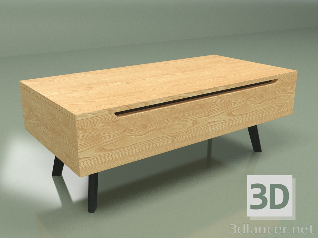 3D modeli Sehpa Kumlu 120x60 - önizleme