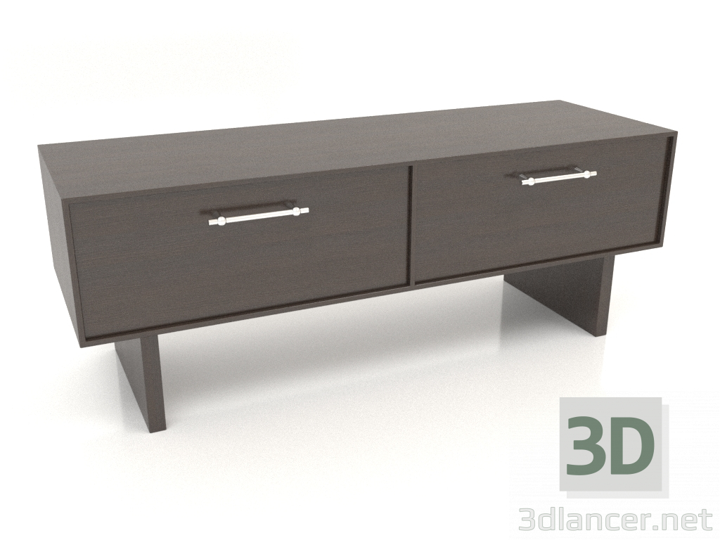 3d model Gabinete ТМ 061 (1200x400x450, marrón madera) - vista previa