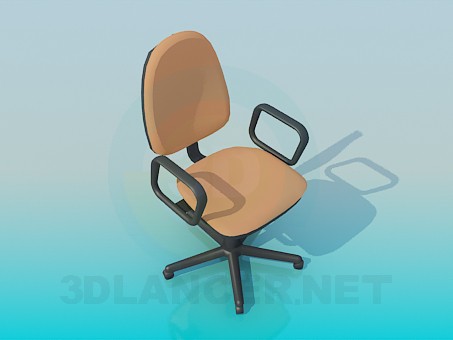 3d model Silla para mesa de ordenador - vista previa