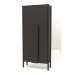 3d model Wardrobe with long handles (without rounding) W 01 (800x300x1800, wood brown dark) - preview