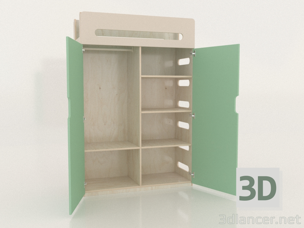 modello 3D Armadio aperto MOVE WA (WMMWA2) - anteprima