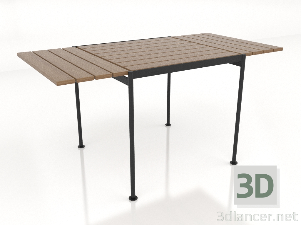 3d model Dining table 80x80 cm (extended) - preview