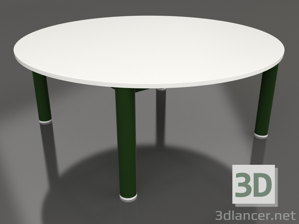 3d модель Стол журнальный D 90 (Bottle green, DEKTON Zenith) – превью