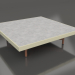 3d model Square coffee table (Gold, DEKTON Kreta) - preview