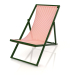 3d model Deckchair (Bottle green) - preview