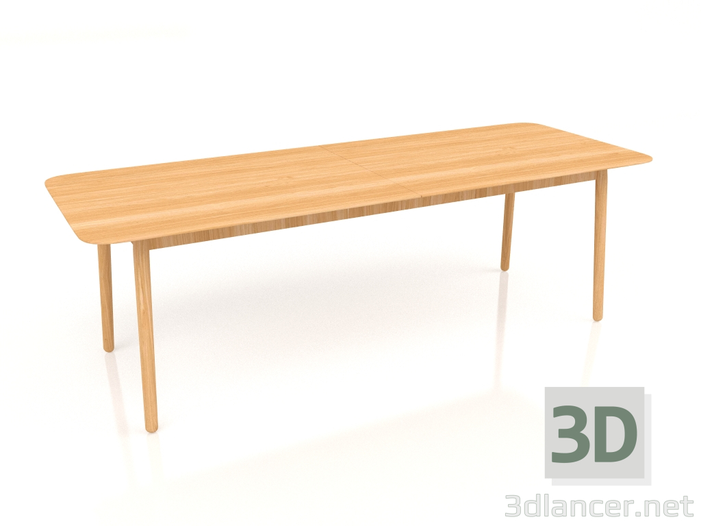 3d модель Стіл обідній Glimps 180-240x90 (Natural) – превью