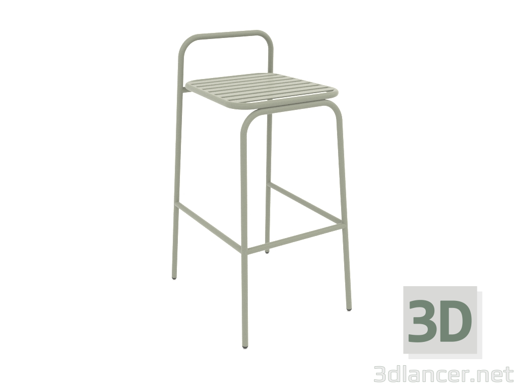 3d model Taburete de bar Dvornyaga (menta) - vista previa